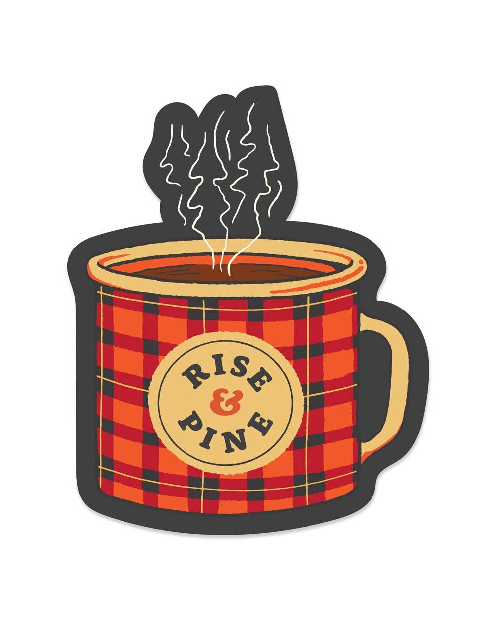 Rise and Pine Sticker