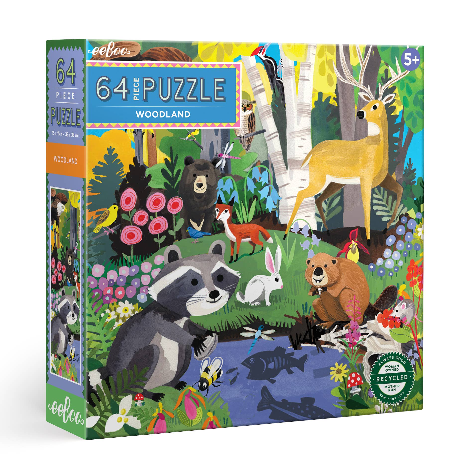 64 Piece Woodland Puzzle