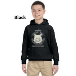 Load image into Gallery viewer, Youth Pullover Hooded Sweatshirt with Cream Logo
