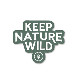 Keep Nature Wild Sticker