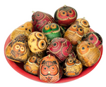 Load image into Gallery viewer, Handcrafted Owl Gourd Ornament

