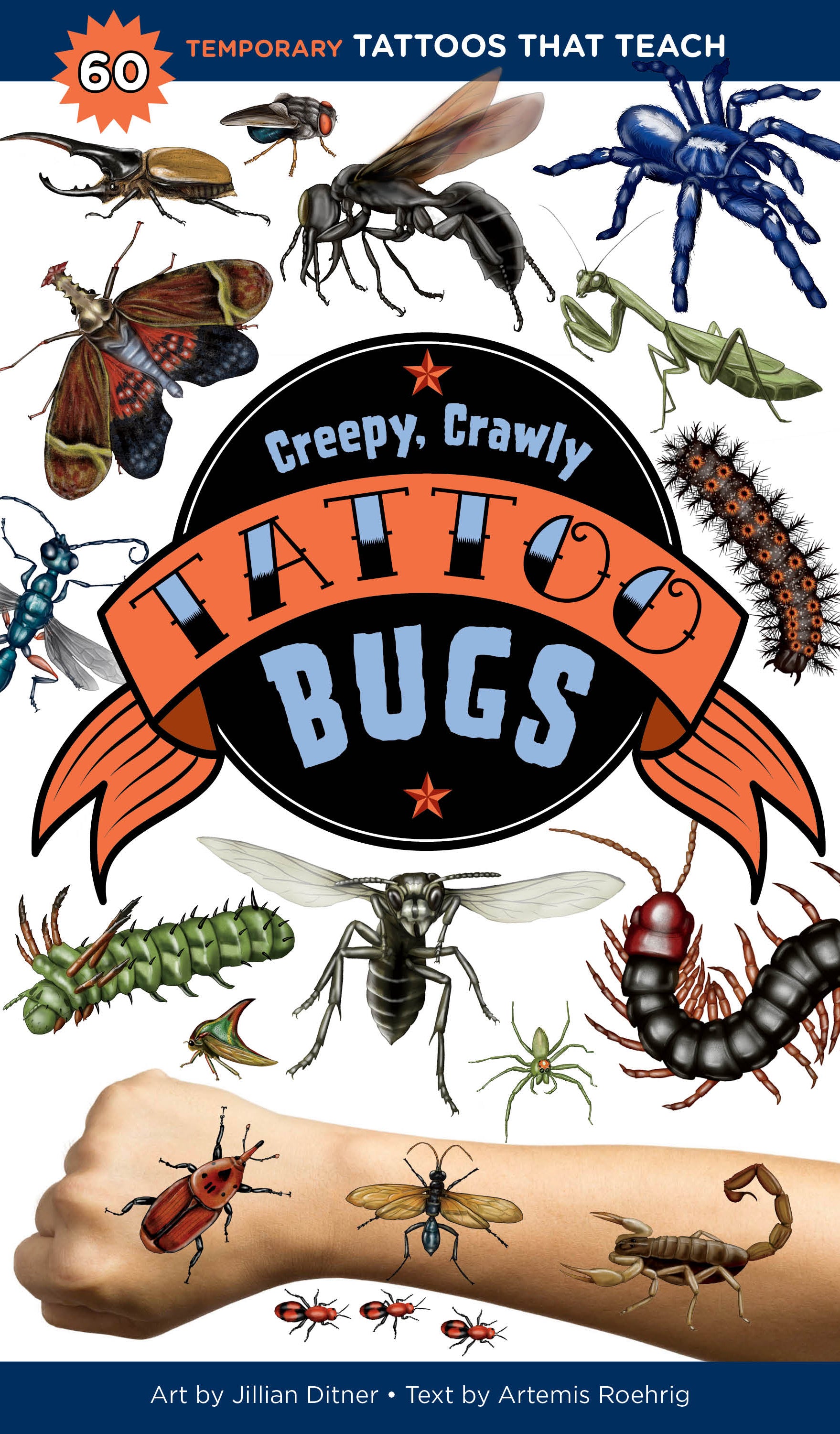 Creepy, Crawly, Tattoo Bugs