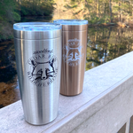 Load image into Gallery viewer, SALE- Stainless Steel 20-oz. Travel Tumbler with Cedar Run Logo
