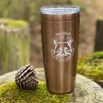 Load image into Gallery viewer, SALE- Copper 20-oz. Travel Tumbler with Cedar Run Logo
